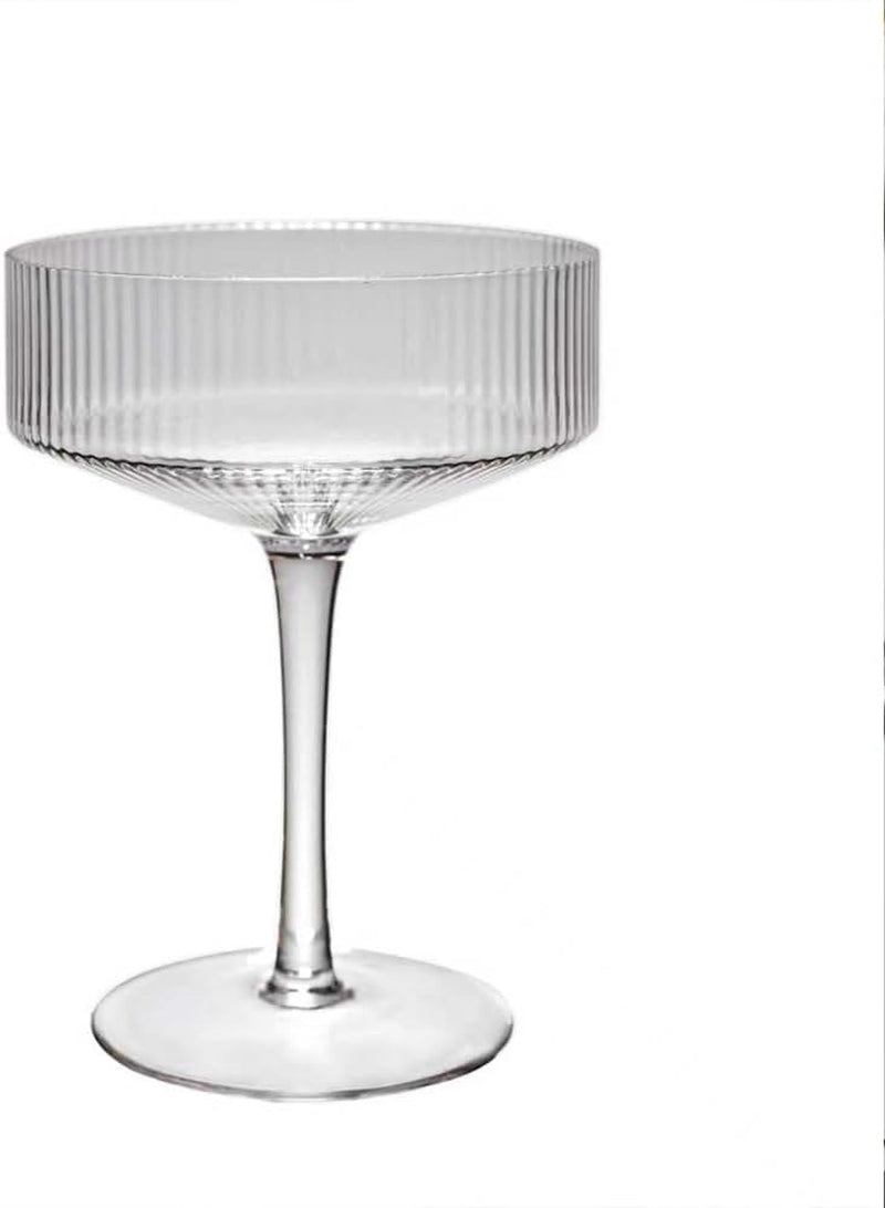 Martini Glasses Set of 4 | 9 Oz Coupe Glass Classic Cocktail Glassware Hand Blown Premium Crystal Glass for Champagne, Cocktail,Wine,Martini Flutes