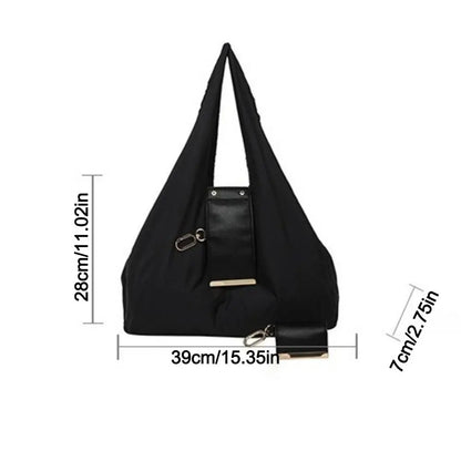 Mini Keychain Tote Bag Foldable with Key Ring Supermarket Eco-Friendly Bag Large Capacity Reusable Shopping Bag