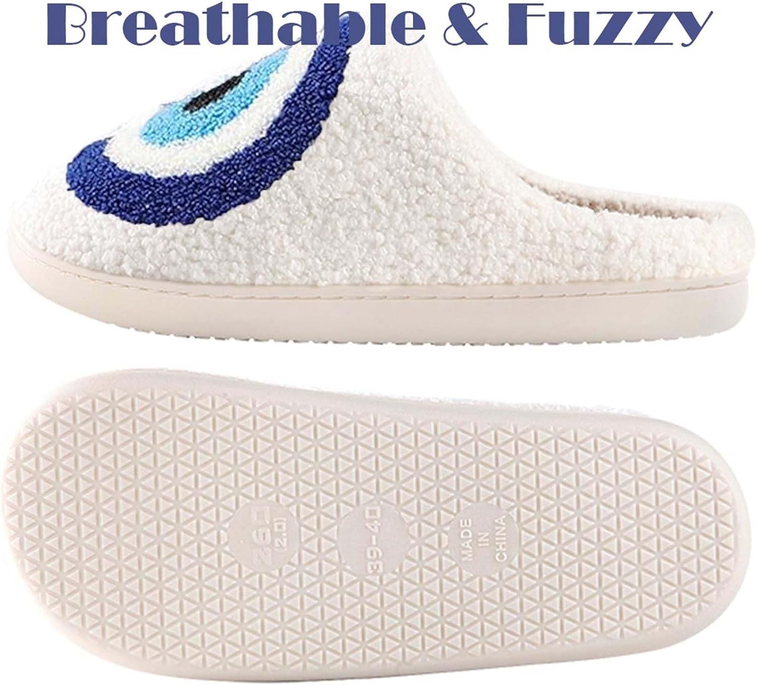 Womens Mens Slippers Retro Memory Foam Cute Cartoon Plush Fluffy Warm Fur Lined Slippers Indoor House Home Winter Shoes