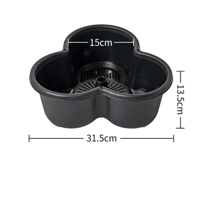 New Vertical Tower Stackable Flowerpot Plastic with Movable Casters Flower Pot Multi-Layer Strawberry Planter Tower Home Garden