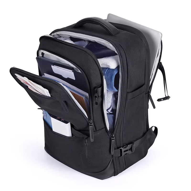 4Pcs 40L Travel Cabin Backpack  17.3'' Laptop Backpack Airline Carry on Luggage Backpack Suitcase with Packing Cubes